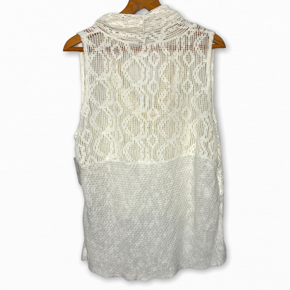 Free People White Lace Tank Top - Picture 5 of 9